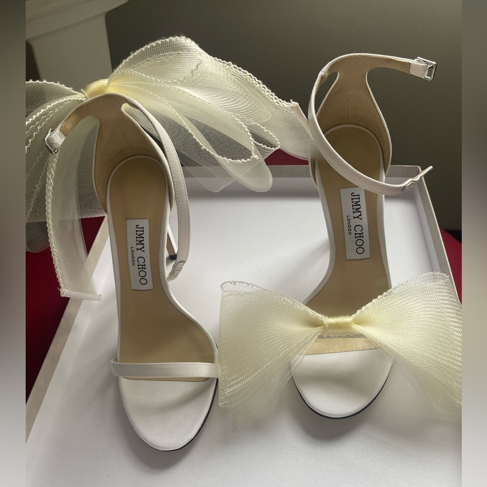 NEW Jimmy Choo Aveline 100 Bridal Heels